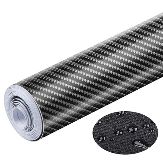 5D Gloss Carbon Fiber Vinyl Wrap Film Decal Car Stickers